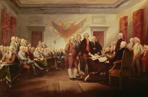 Unterzeichnung der Unabhängigkeitserklärung, 4. Juli 1776